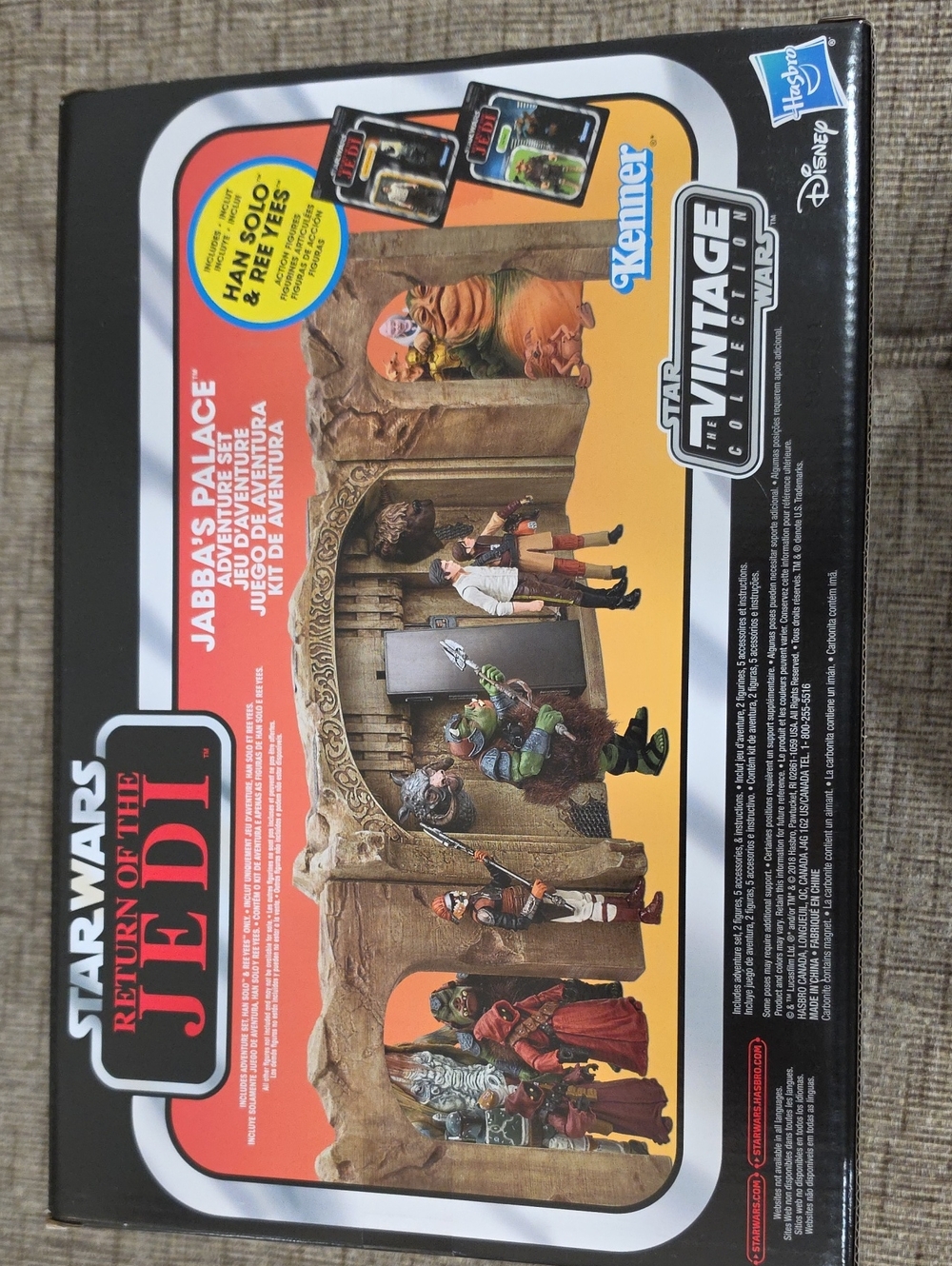 Hasbro Star Wars Jabba's Palace Playset - Black & Orange